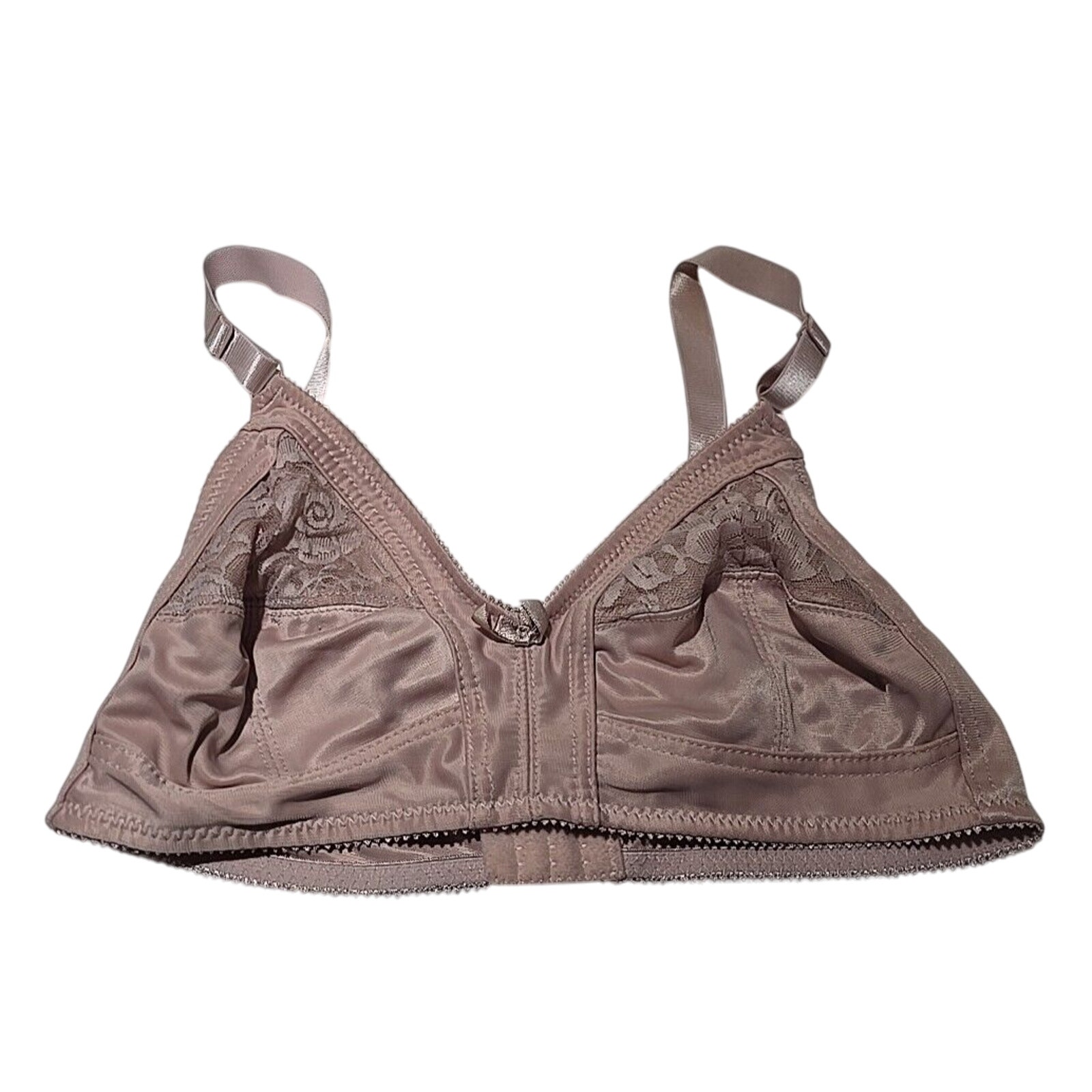 Sofra Pink Non-Padded Comfort Adjustable Straps Wire Free Bralette Bra Size 36c